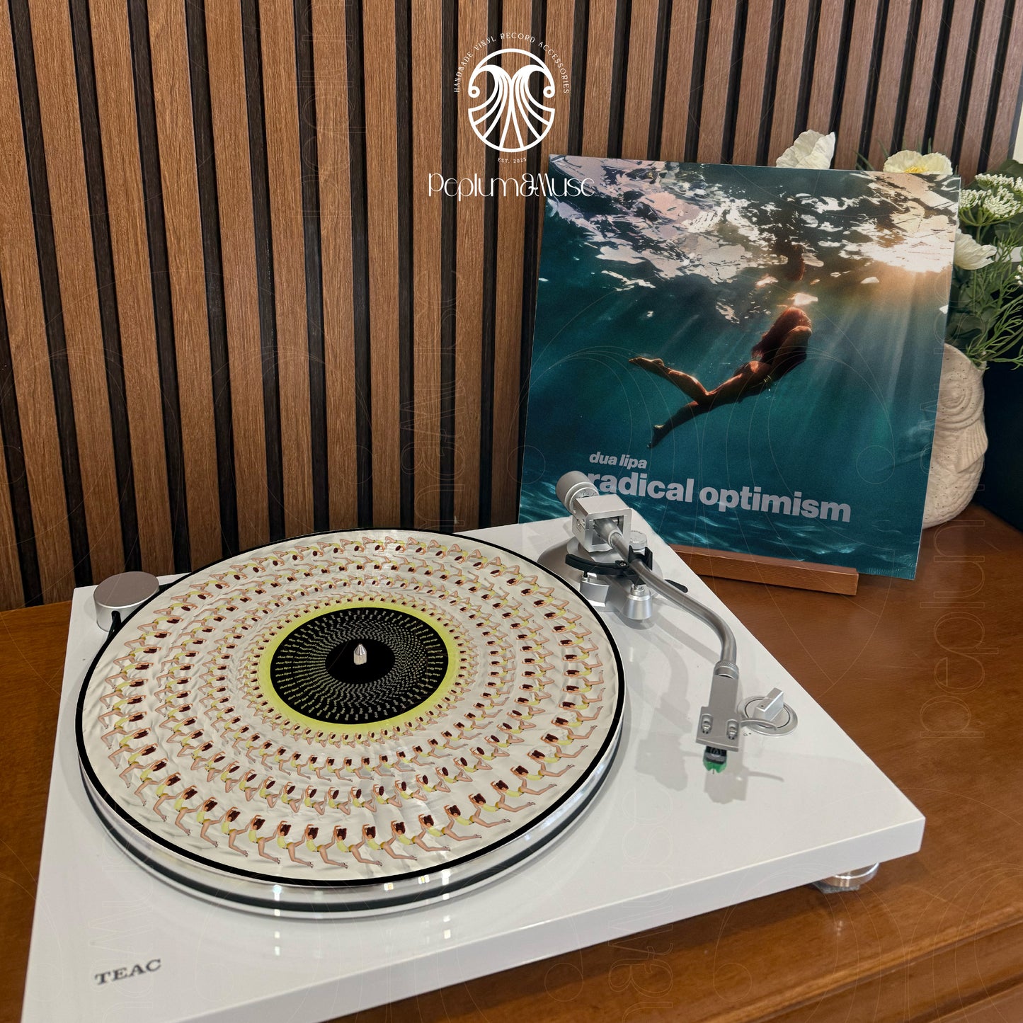 Radical Optimism-inspired Custom Vinyl Sleeve/Jacket Design