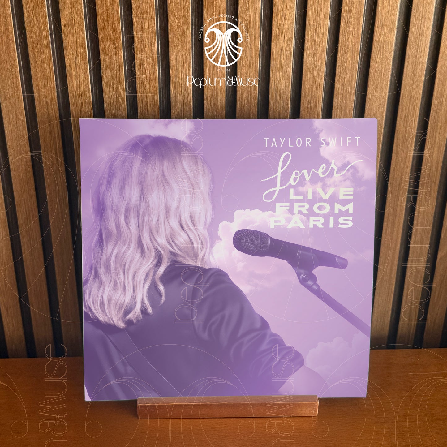Lover Live From Paris 2023-inspired Custom Vinyl Sleeve/Jacket Design