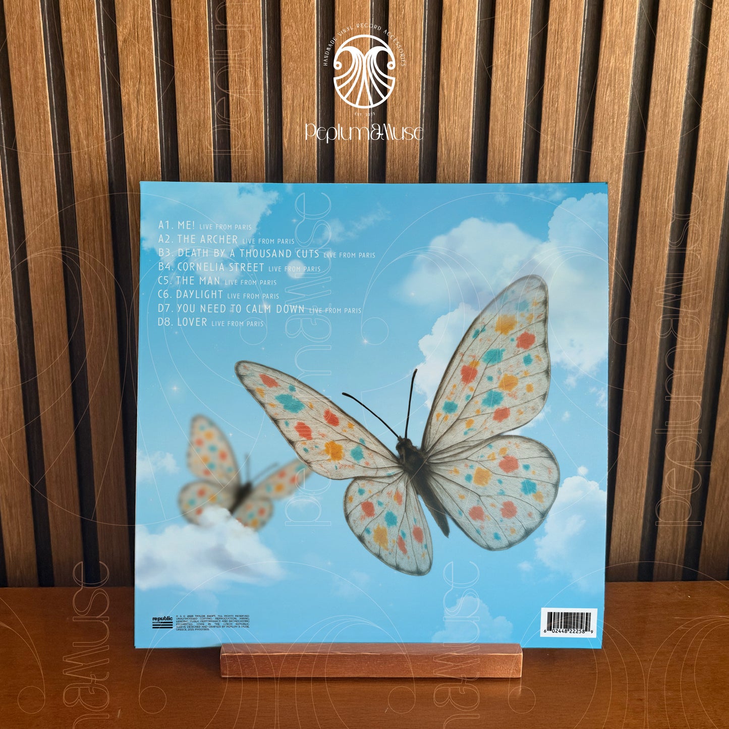 Lover Live From Paris 2023-inspired Custom Vinyl Sleeve/Jacket Design