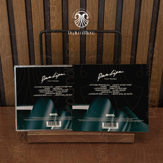 Future Nostalgia-inspired Custom CD Case Set Design