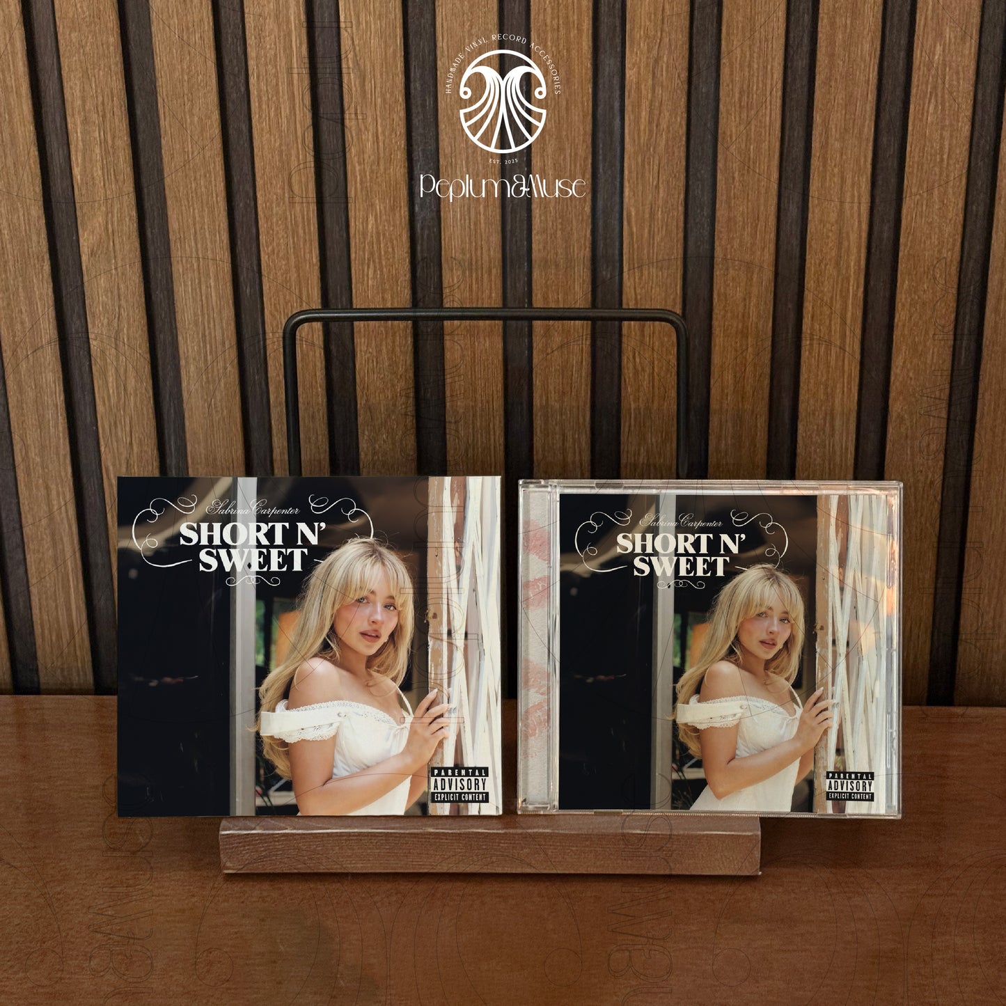 Short 'n Sweet-inspired Custom CD Case Set Design