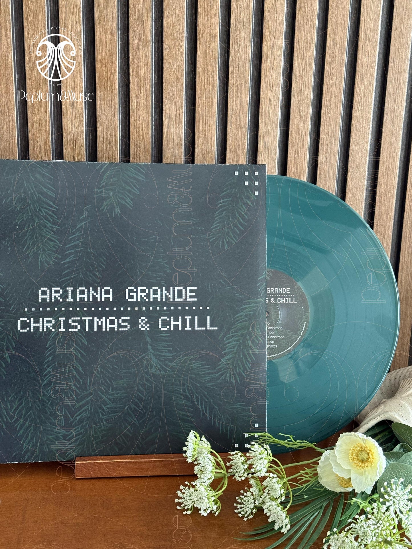 Christmas and Chill by Ariana - Custom Vinyl Sleeve