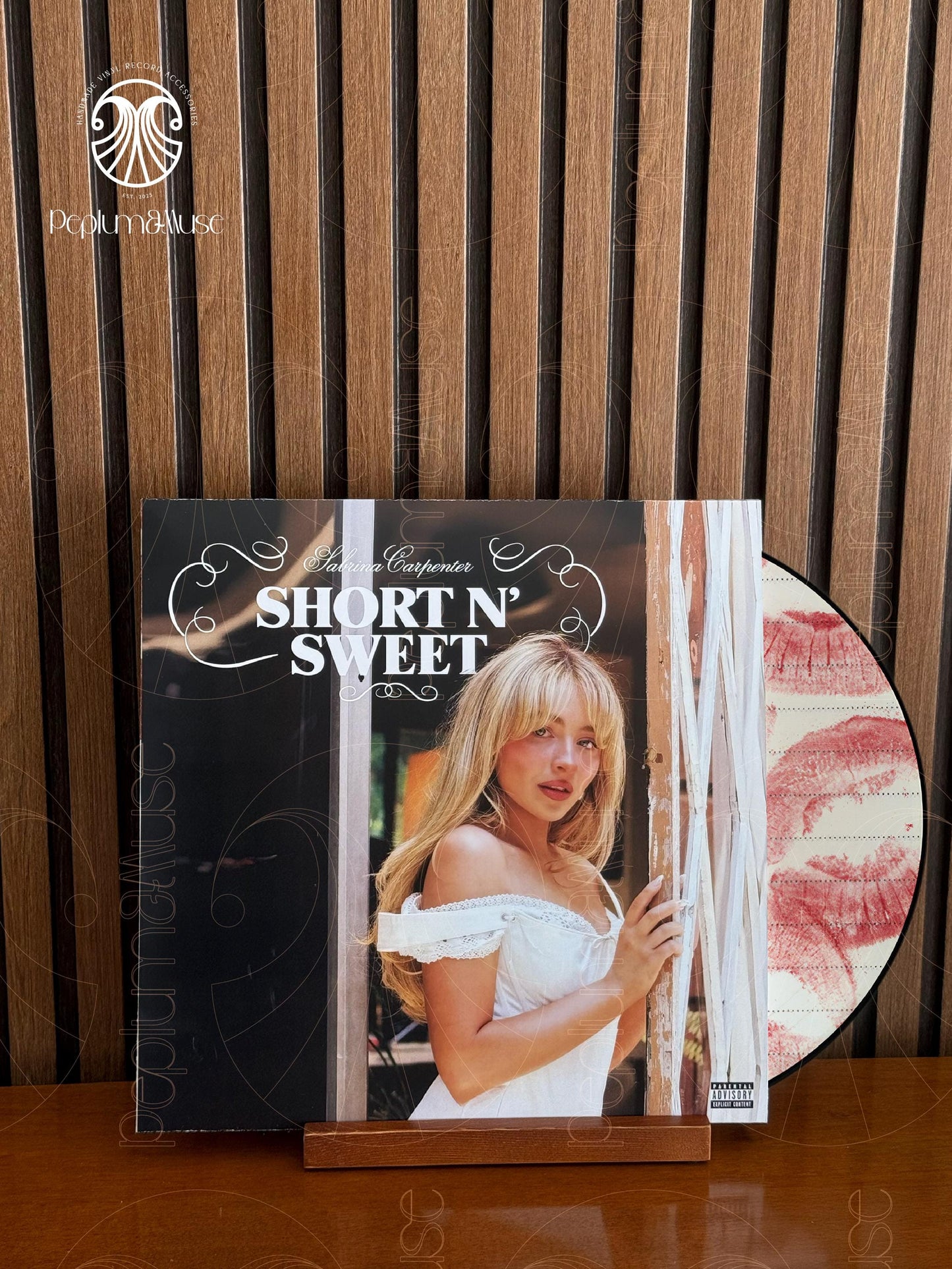 Short n’ Sweet by Sabrina - Custom Vinyl Record Sleeve