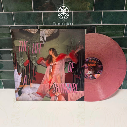 The Life of a Showgirl-inspired Custom Outer Vinyl Sleeve/Jacket Design (Alternative Holiday Variant Covers)