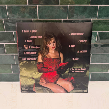 The Life of a Showgirl-inspired Custom Outer Vinyl Sleeve/Jacket Design (Alternative Holiday Variant Covers)
