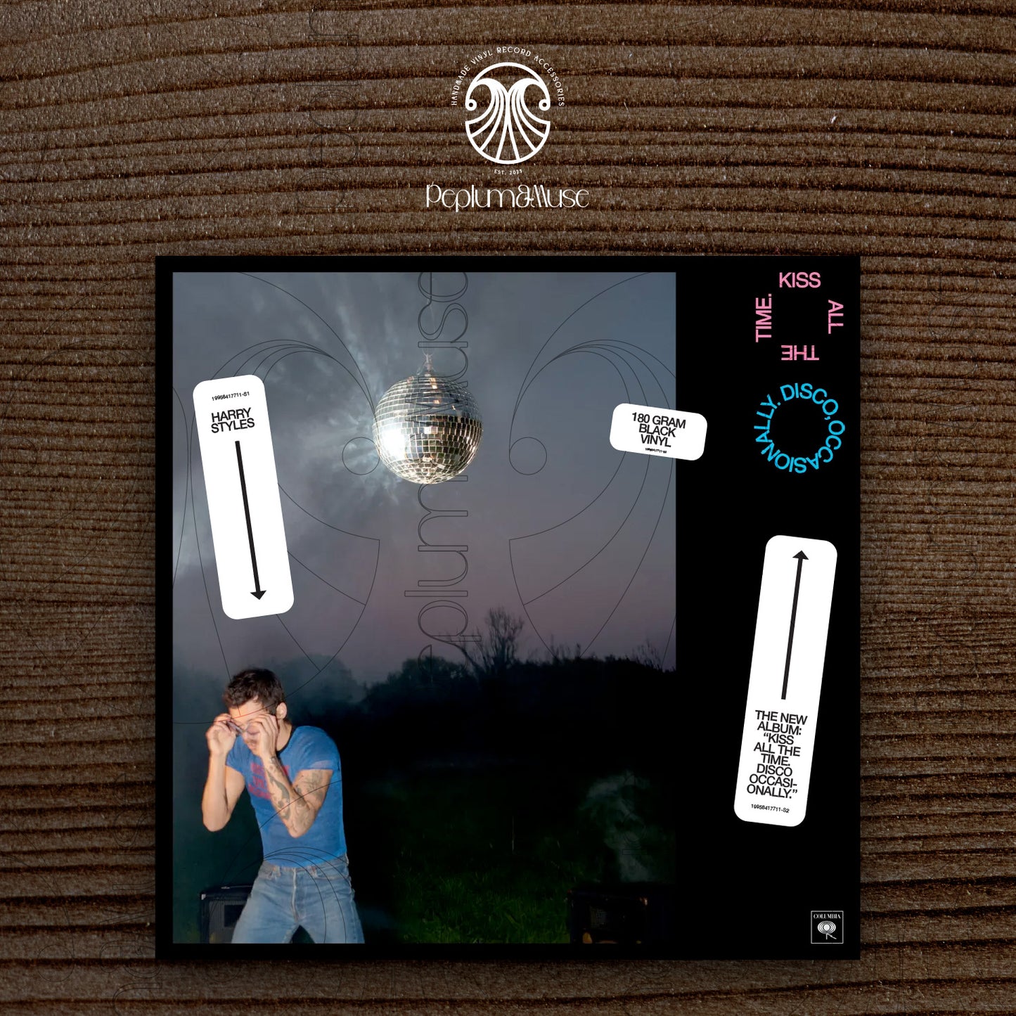 Kiss All The Time. Disco Occasionally-inspired Hype Stickers