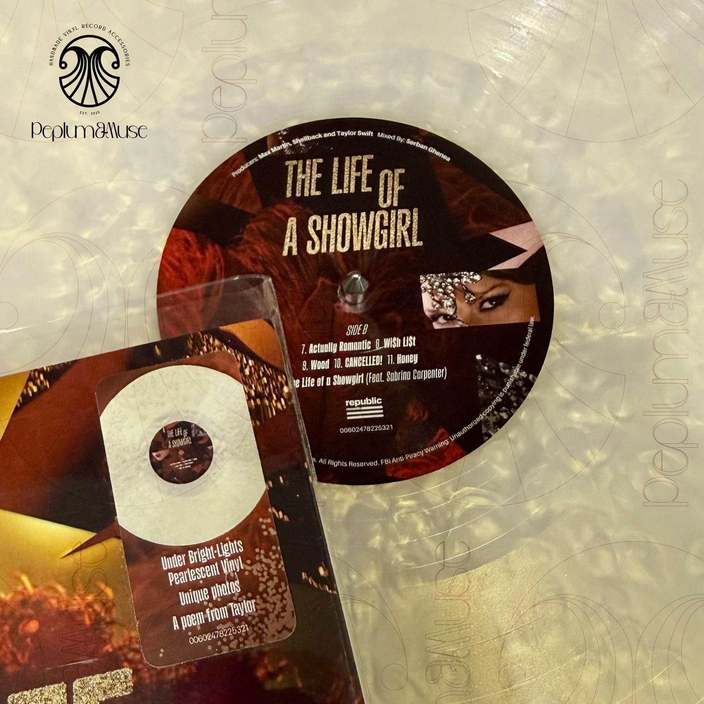 The Life Of A Showgirl-inspired Hype Stickers