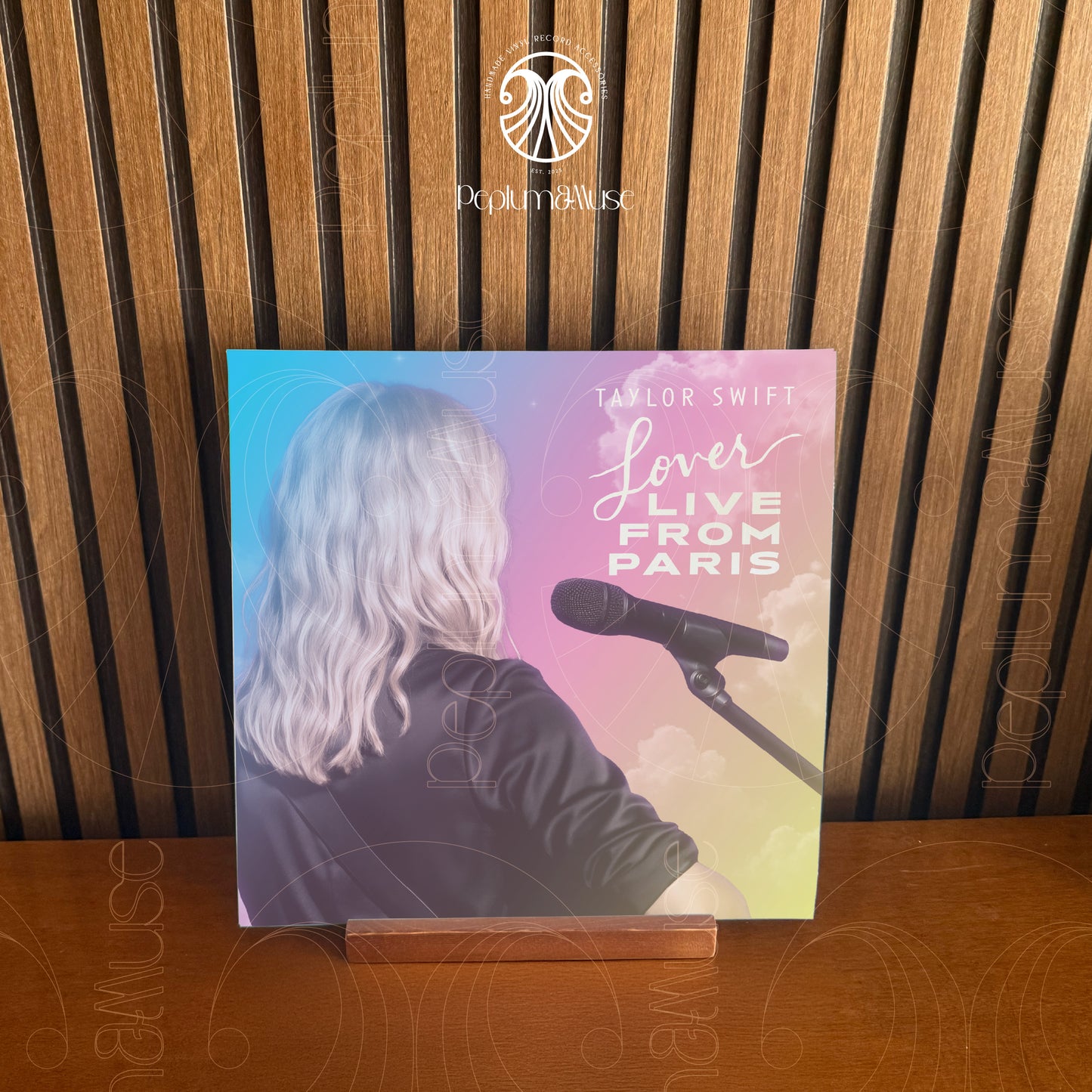 Lover Live From Paris 2025-inspired Custom Vinyl Sleeve/Jacket Design