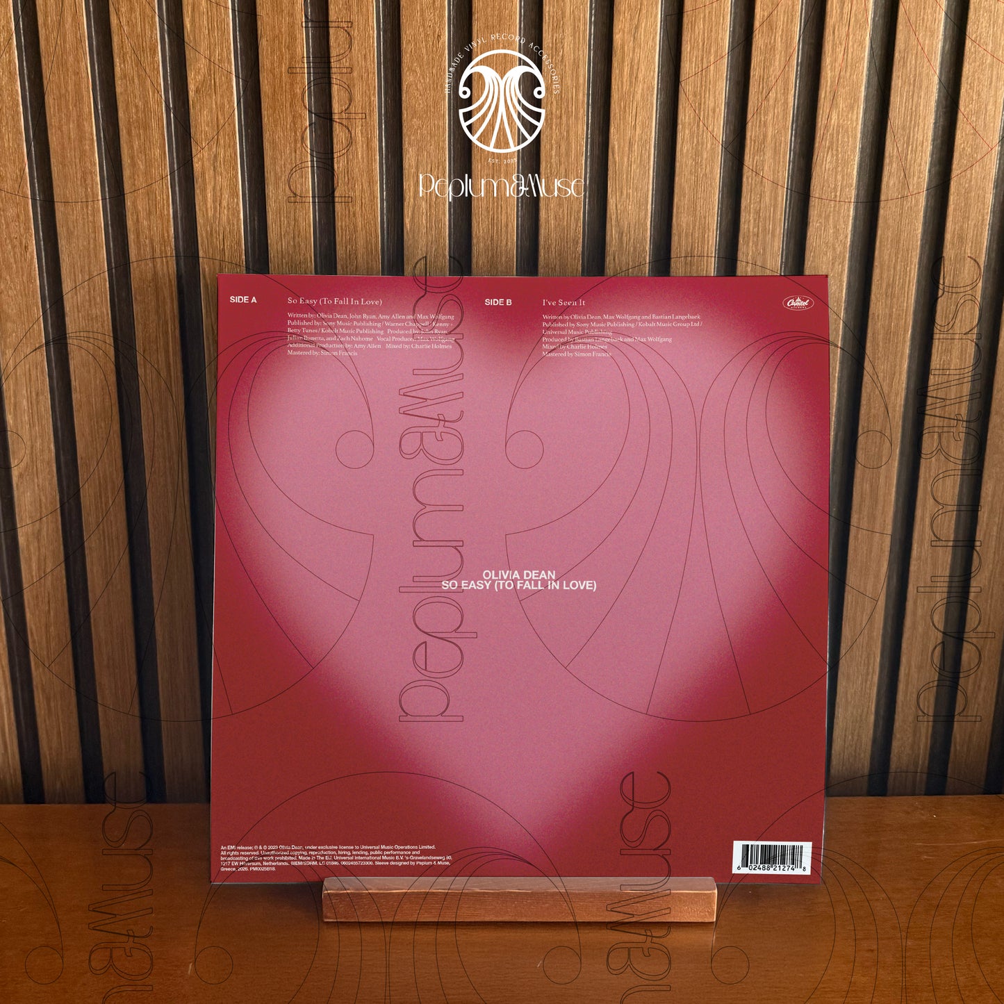 So Easy (To Fall In Love)-inspired Custom Vinyl Sleeve/Jacket Design