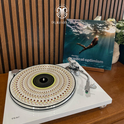 Radical Optimism-inspired Custom Vinyl Sleeve/Jacket Design