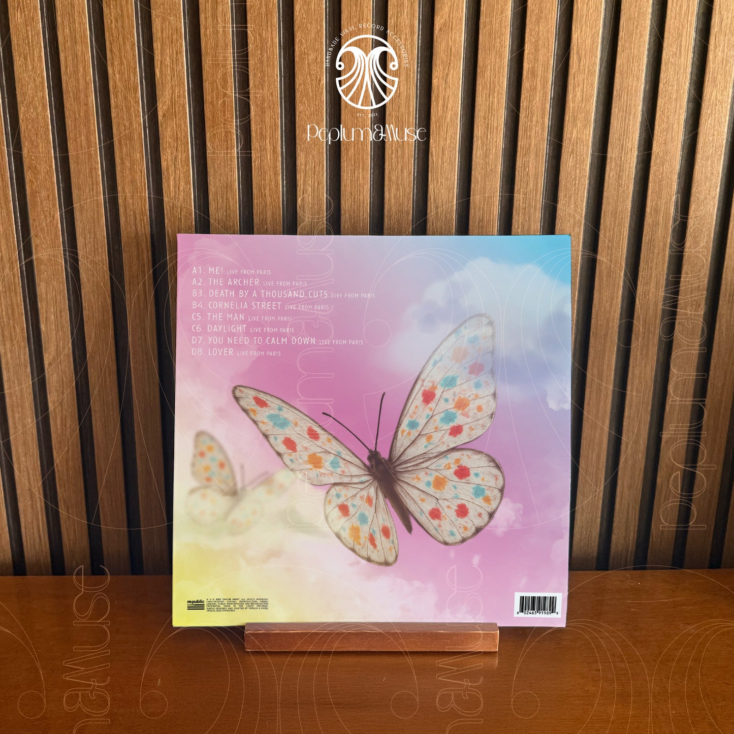 Lover Live From Paris 2025-inspired Custom Vinyl Sleeve/Jacket Design