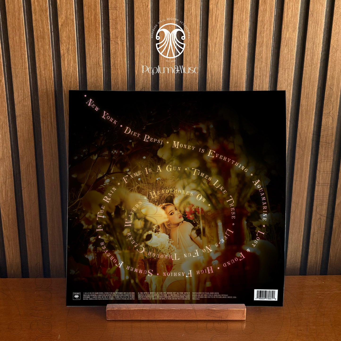 Addison-inspired Custom Vinyl Sleeve/Jacket Design