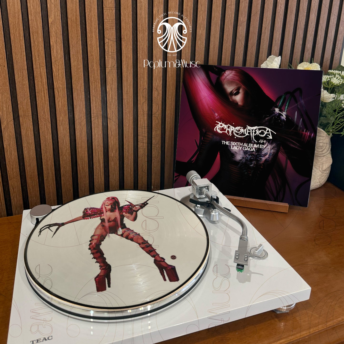 Chromatica-inspired Custom Vinyl Sleeve/Jacket Design