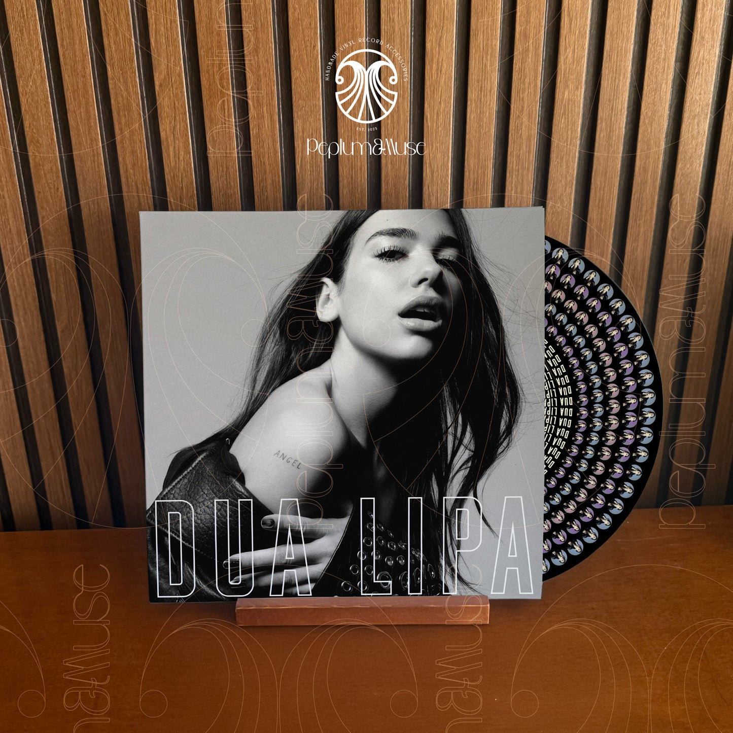 Dua Lipa-inspired Custom Vinyl Sleeve/Jacket Design