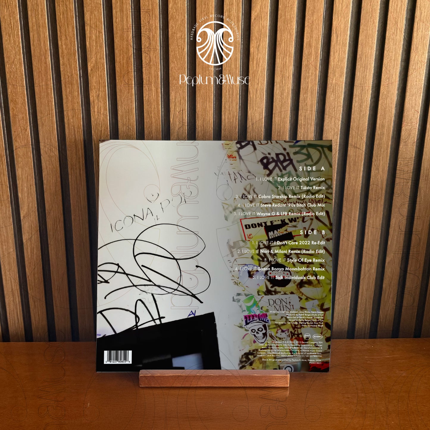 I Love It-inspired Custom Vinyl Sleeve/Jacket Design