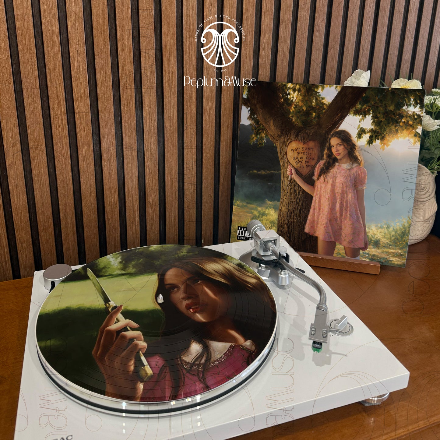 You Seem Pretty Sad For A Girl So In Love-inspired Custom Vinyl Sleeve/Jacket Design