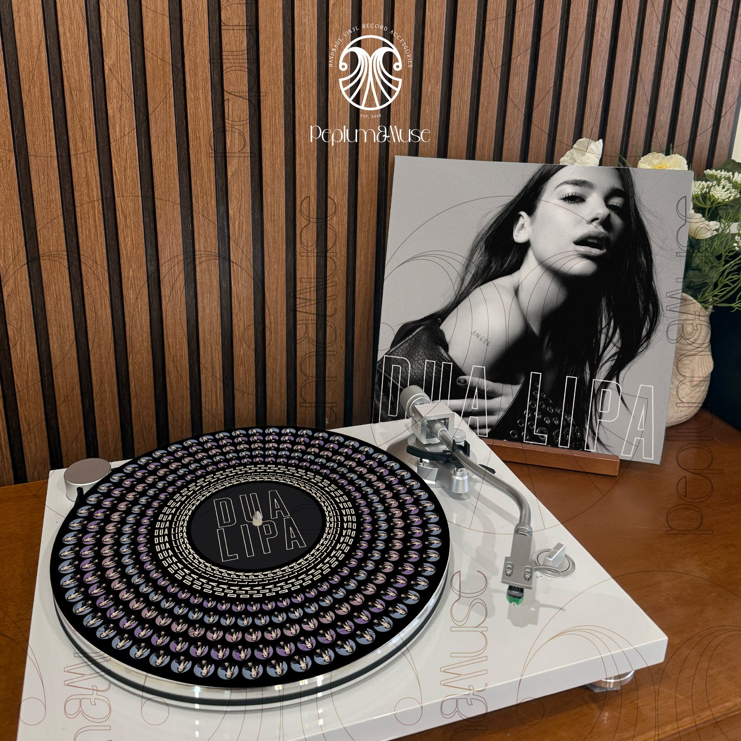 Dua Lipa-inspired Custom Vinyl Sleeve/Jacket Design