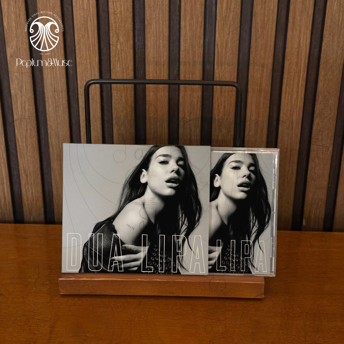 Dua Lipa-inspired Custom CD Case Set Design