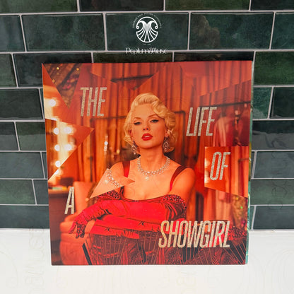 The Life of a Showgirl-inspired Custom Outer Vinyl Sleeve/Jacket Design (Alternative Holiday Variant Covers)