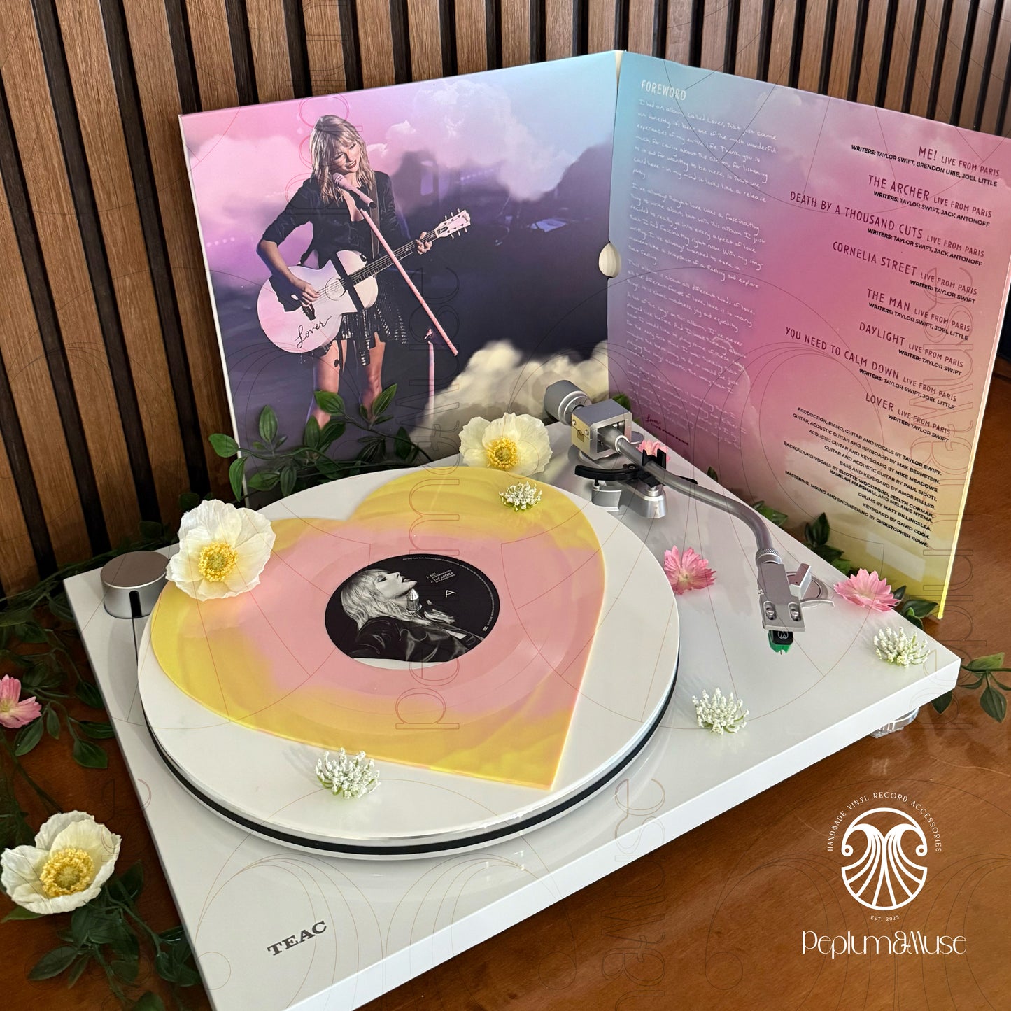 (Limited Edition) Lover Live From Paris 2025-inspired Custom Vinyl Gatefold Design