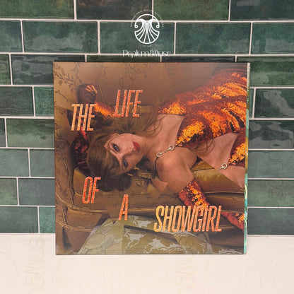 The Life of a Showgirl-inspired Custom Outer Vinyl Sleeve/Jacket Design (Alternative Holiday Variant Covers)