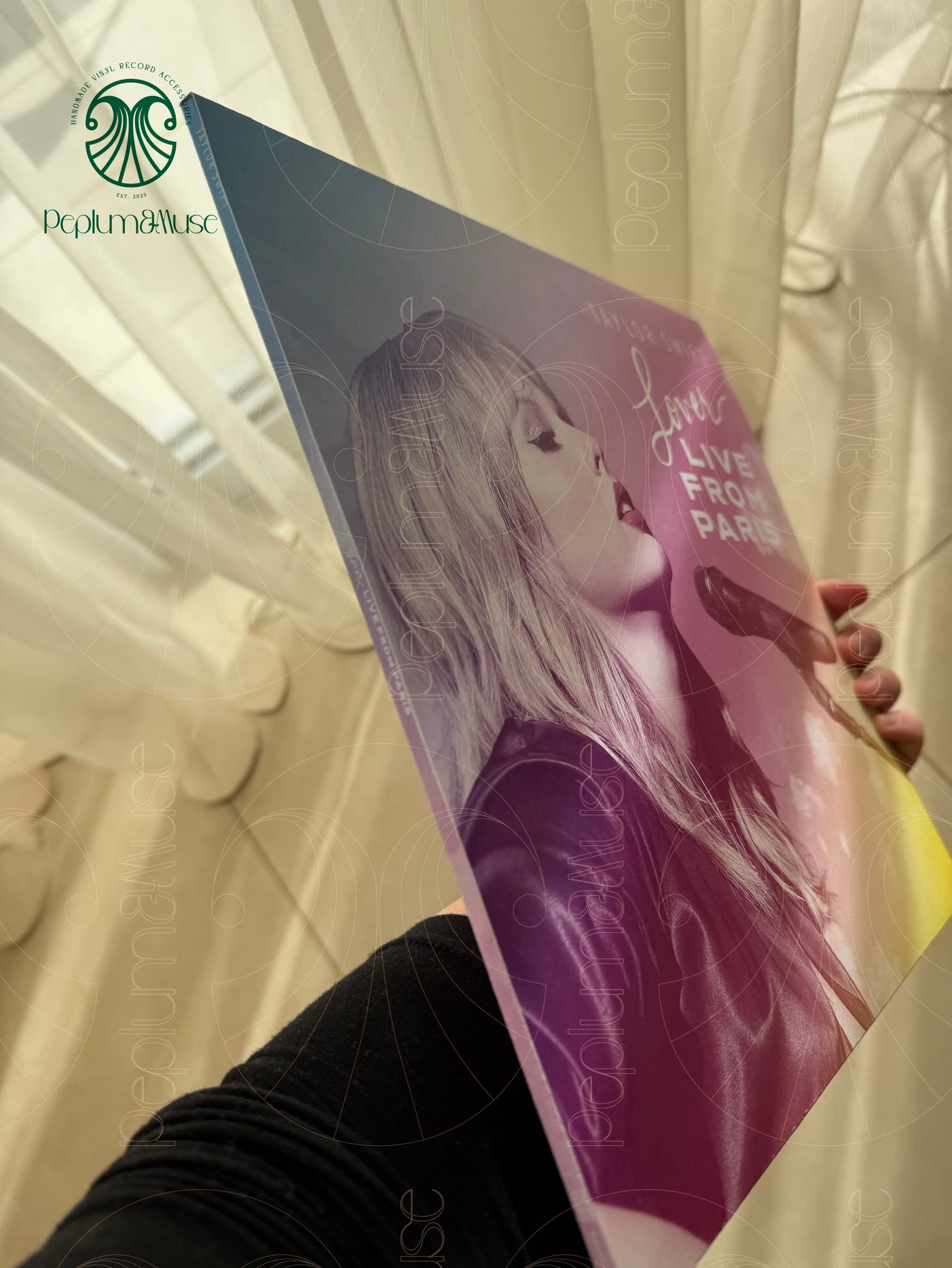 Lover Live From Paris 2025-inspired Custom Vinyl Sleeve/Jacket Design