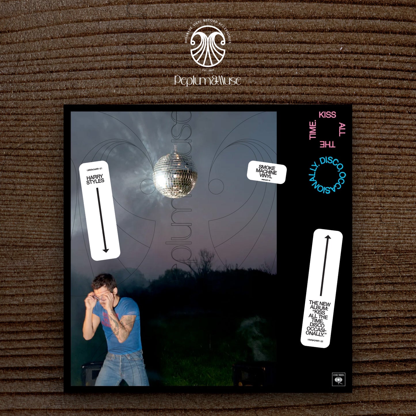 Kiss All The Time. Disco Occasionally-inspired Hype Sticker Bundle