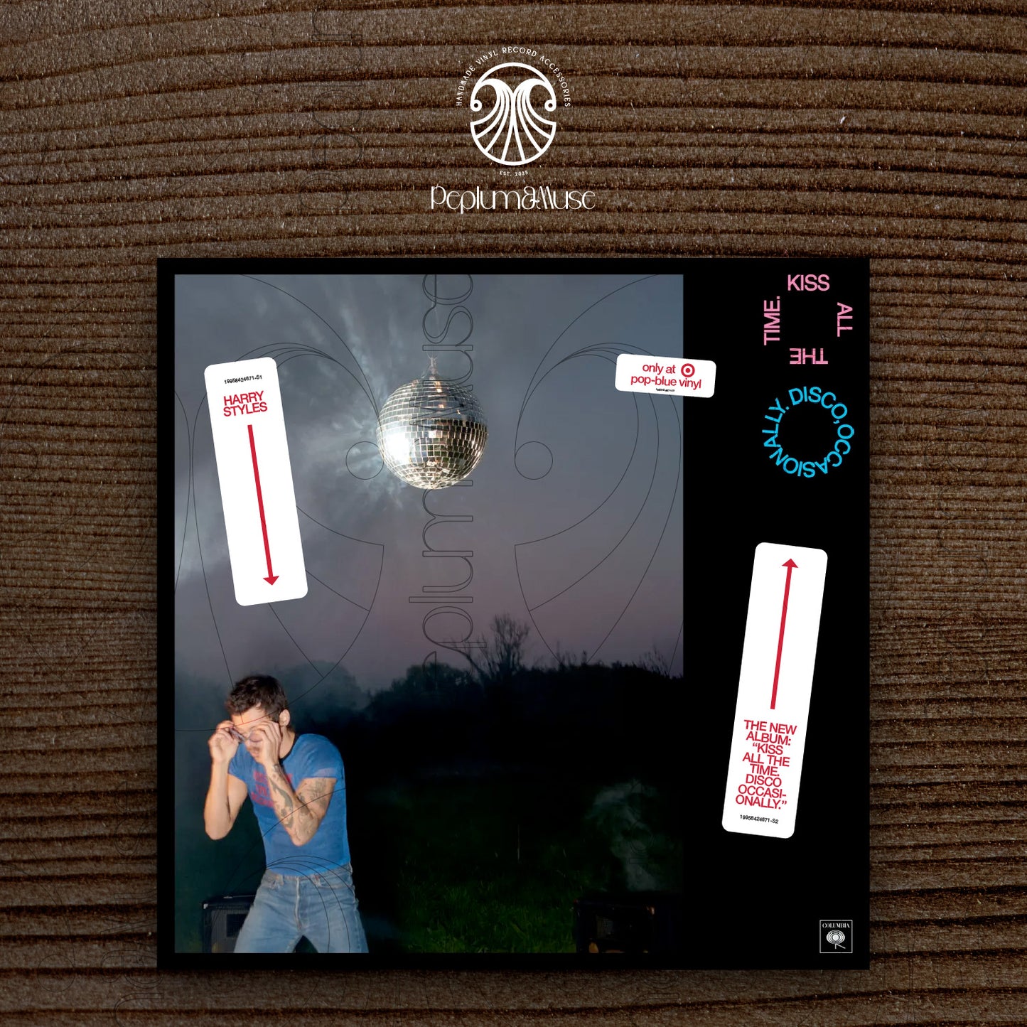 Kiss All The Time. Disco Occasionally-inspired Hype Sticker Bundle