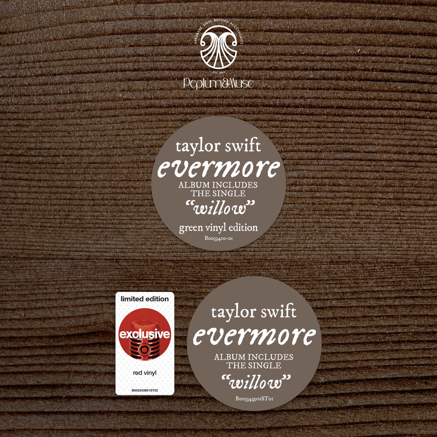 Evermore-inspired Hype Stickers