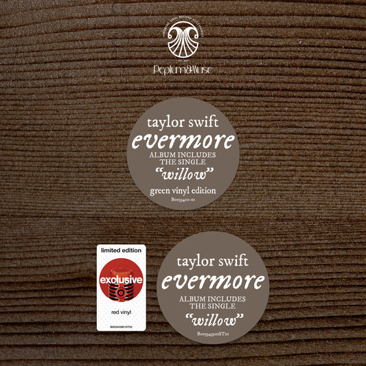 Evermore-inspired Hype Stickers