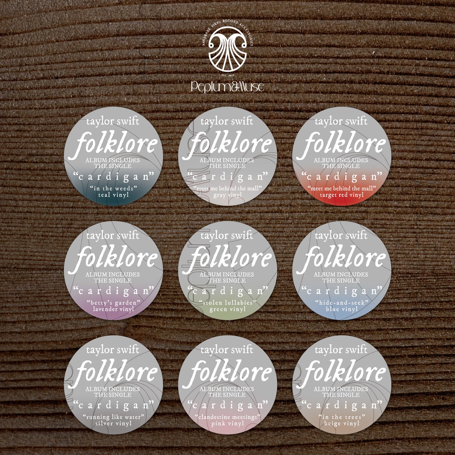 Folklore-inspired Hype Stickers