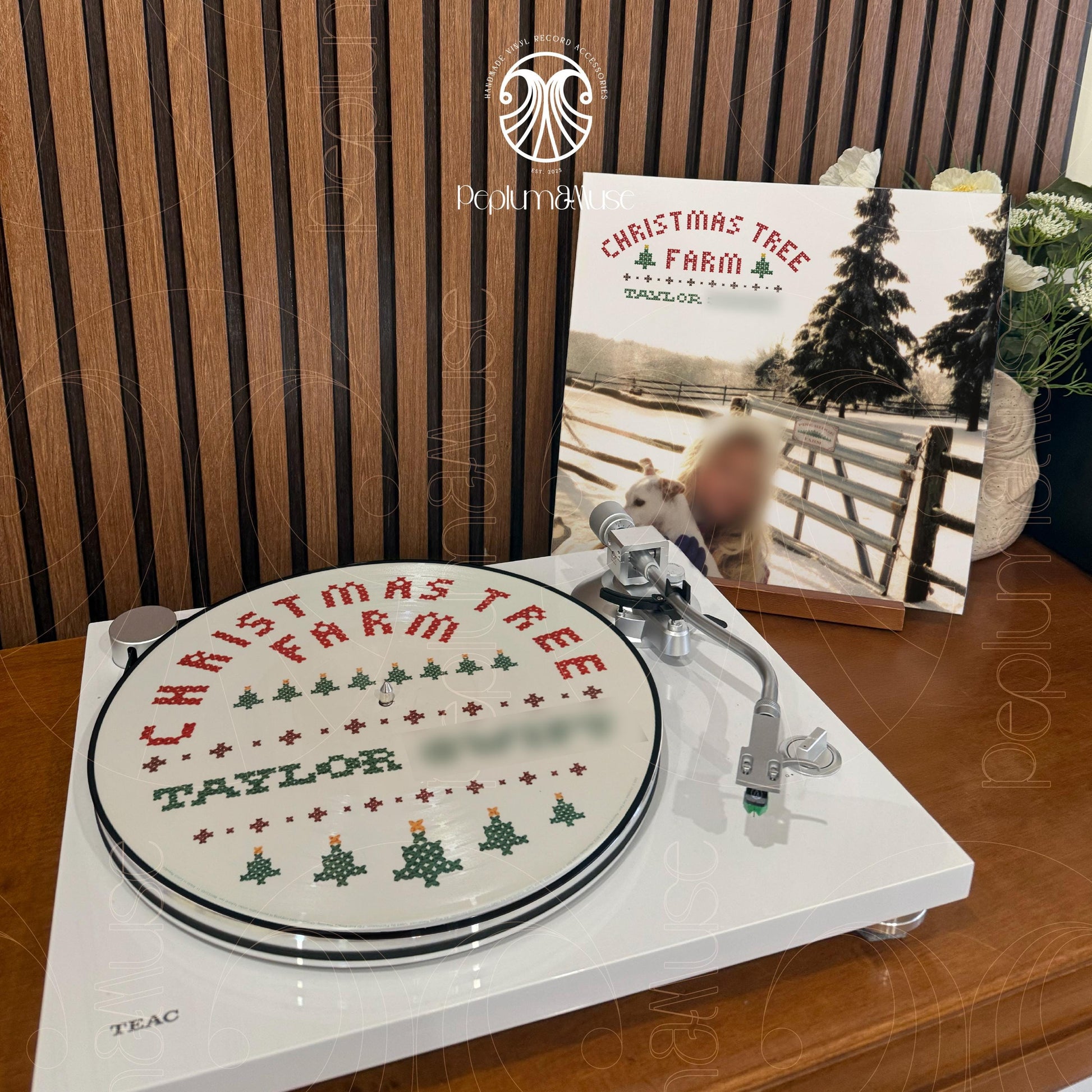 Christmas Tree Farm by Taylor - Custom Vinyl Sleeve